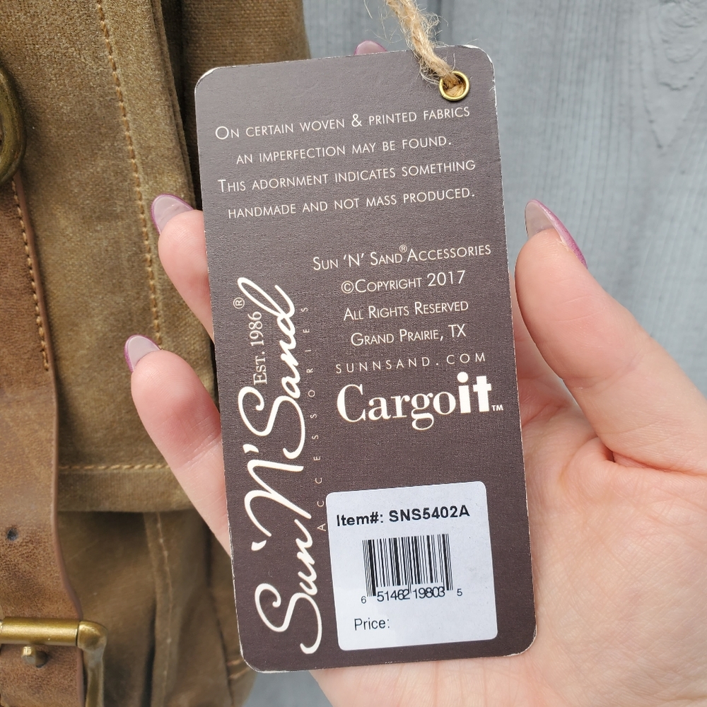 NEW 💥 CargoIt Flap Over Crossbody Canvas Bag - Picture 4 of 8